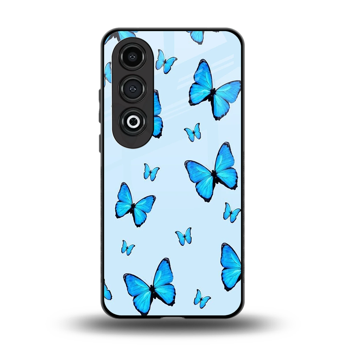Gimme Butterflies Aesthetic back phone cover | glass case for oneplus nord ce 4
