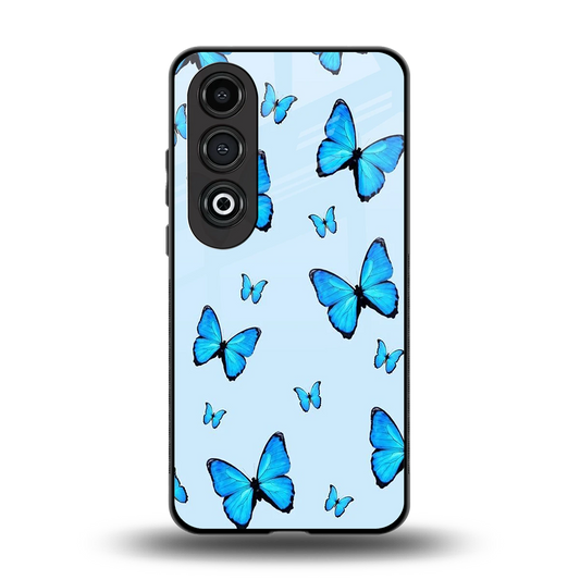 Gimme Butterflies Aesthetic back phone cover | glass case for oneplus nord ce 4