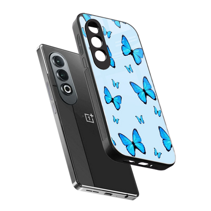 Gimme Butterflies Aesthetic sleek oneplus nord ce 4 cover with tempered glass back and TPU edges