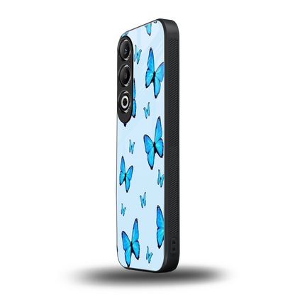 Gimme Butterflies Aesthetic oneplus nord ce 4 mobile cover | shockproof glass phone case