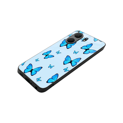 Gimme Butterflies Aesthetic stylish phone case for oppo a5x 5g | glossy glass and slim fit