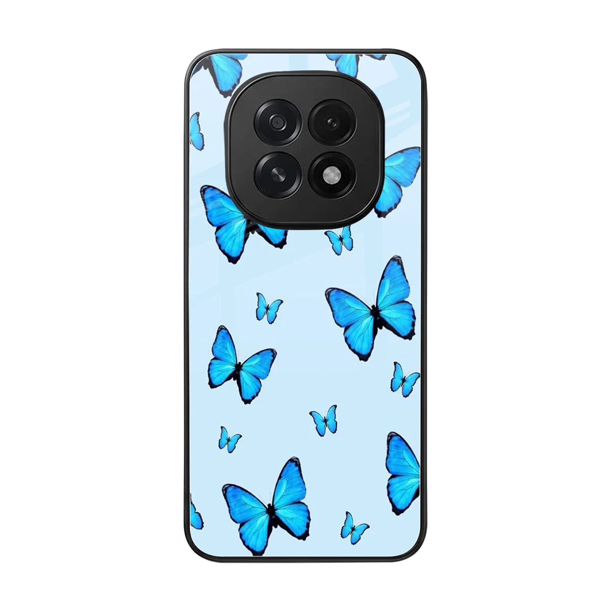 Gimme Butterflies Aesthetic back phone cover | glass case for oppo f29 5g