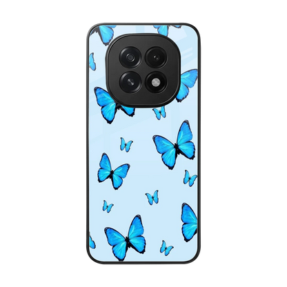 Gimme Butterflies Aesthetic back phone cover | glass case for oppo f29 5g