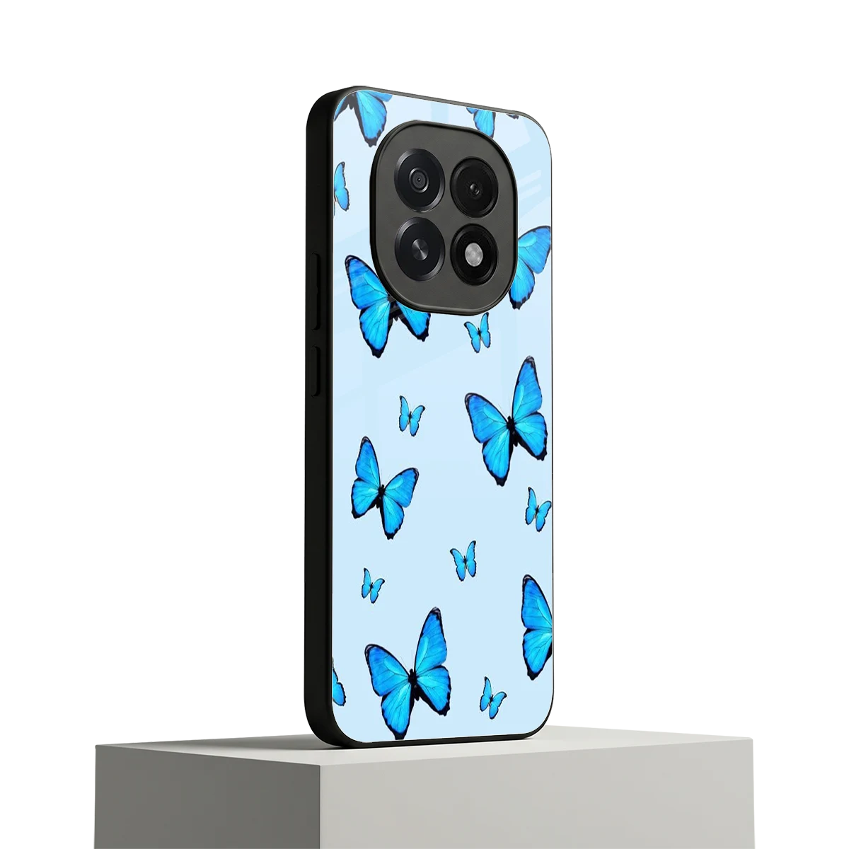 Gimme Butterflies Aesthetic oppo f29 5g mobile cover | shockproof glass phone case