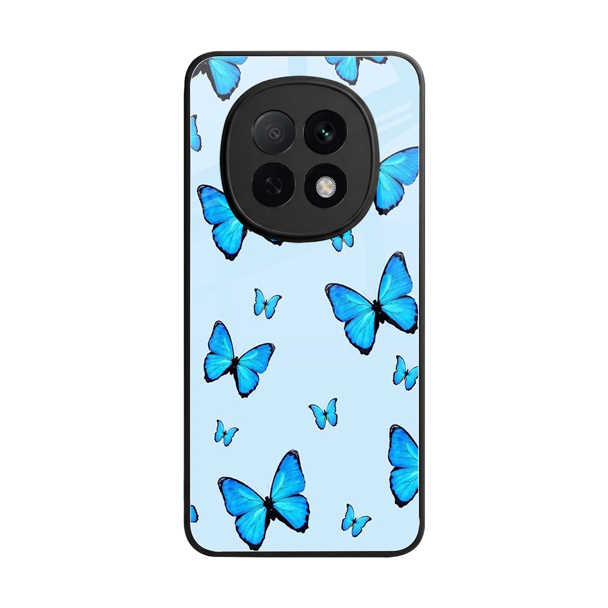 Gimme Butterflies Aesthetic back phone cover | glass case for oppo f29 pro 5g