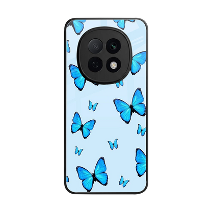 Gimme Butterflies Aesthetic back phone cover | glass case for oppo f29 pro 5g