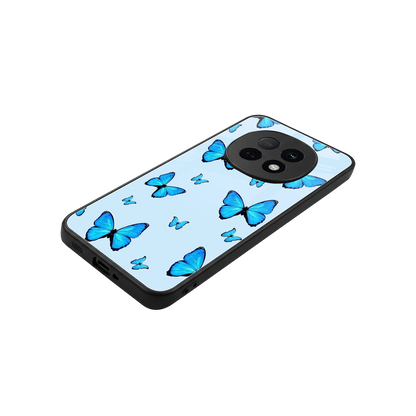 Gimme Butterflies Aesthetic stylish phone case for oppo f29 pro 5g | glossy glass and slim fit