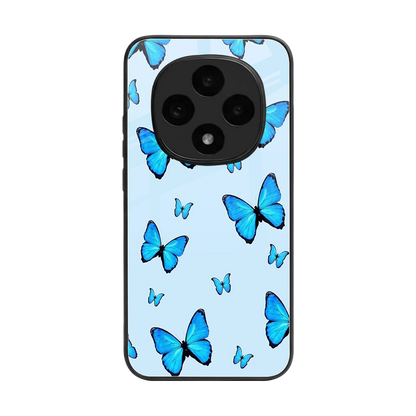 Gimme Butterflies Aesthetic back phone cover | glass case for oppo f31 pro 5g
