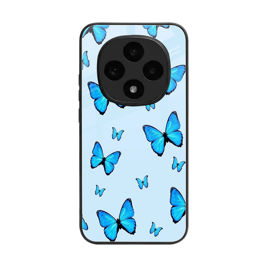 Gimme Butterflies Aesthetic back phone cover | glass case for oppo f31 pro 5g