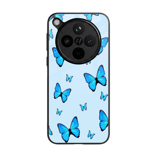 Gimme Butterflies Aesthetic back phone cover | glass case for oppo find x8