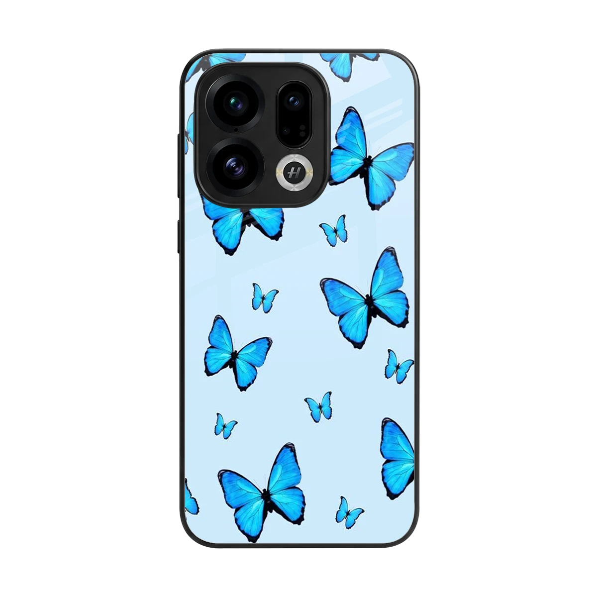 Gimme Butterflies Aesthetic back phone cover | glass case for oppo find x9