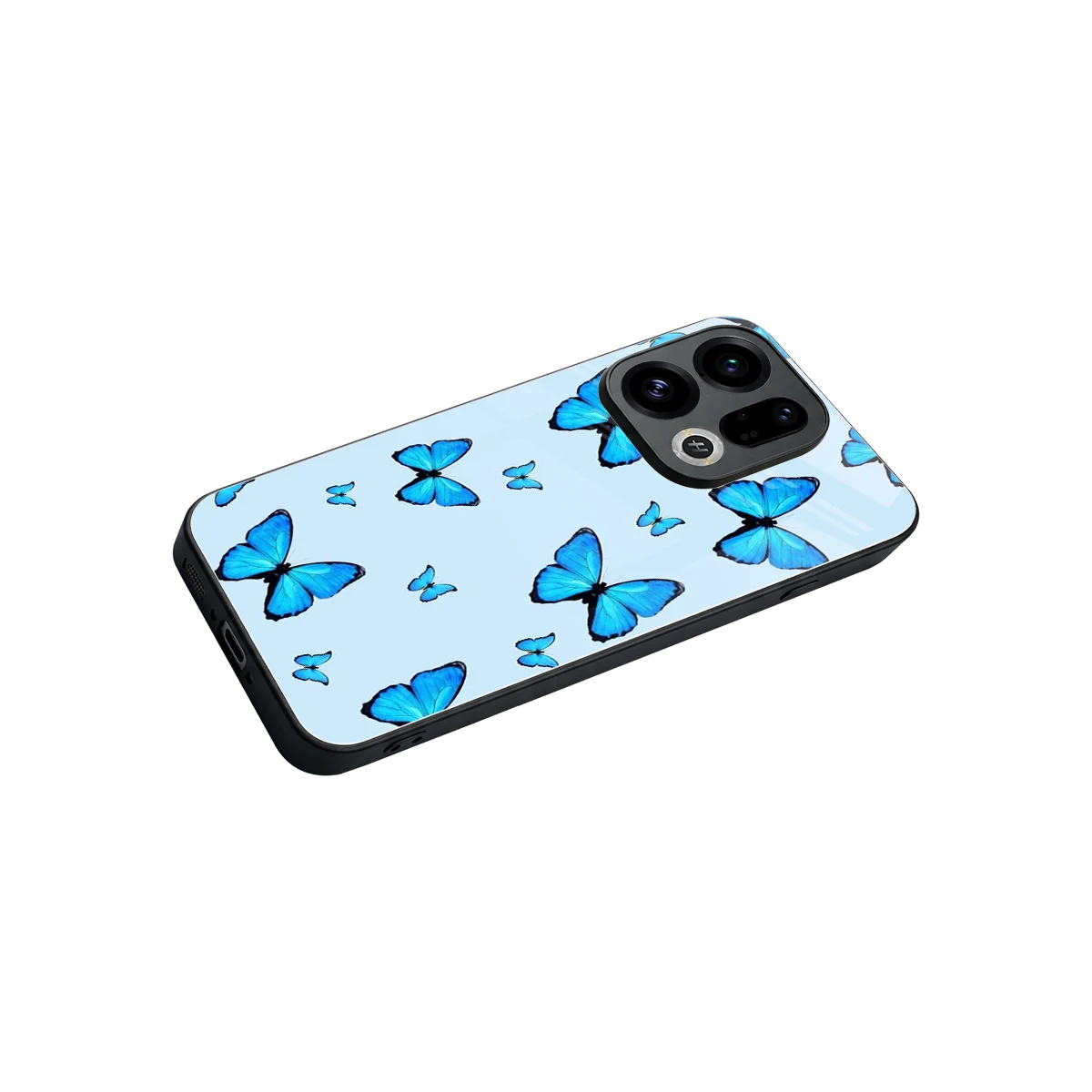Gimme Butterflies Aesthetic stylish phone case for oppo find x9 | glossy glass and slim fit