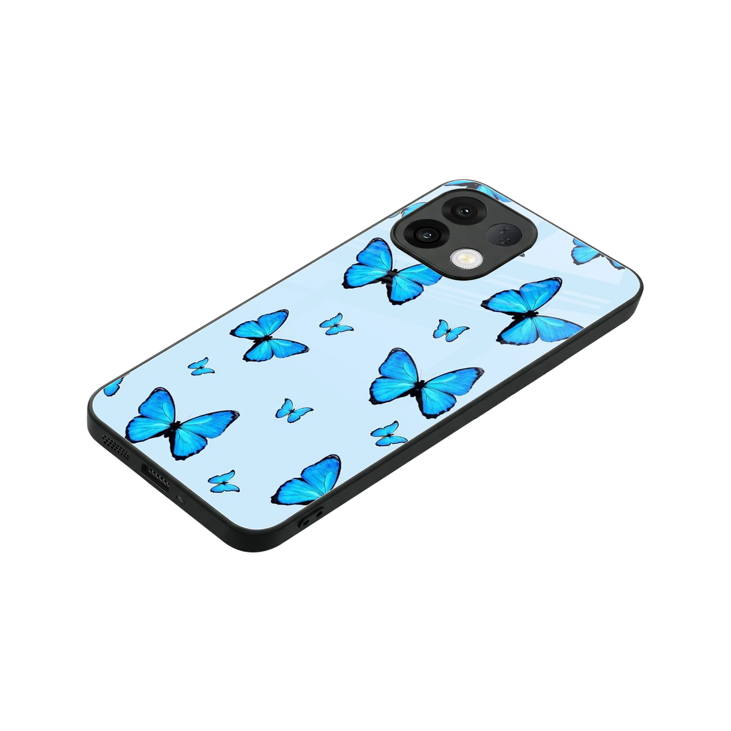 Gimme Butterflies Aesthetic stylish phone case for oppo k13 5g | glossy glass and slim fit