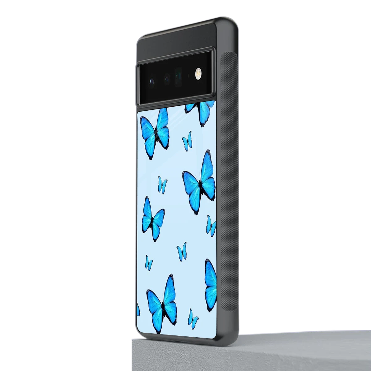 Gimme Butterflies Aesthetic stylish phone case for google pixel 6 pro | glossy glass and slim fit