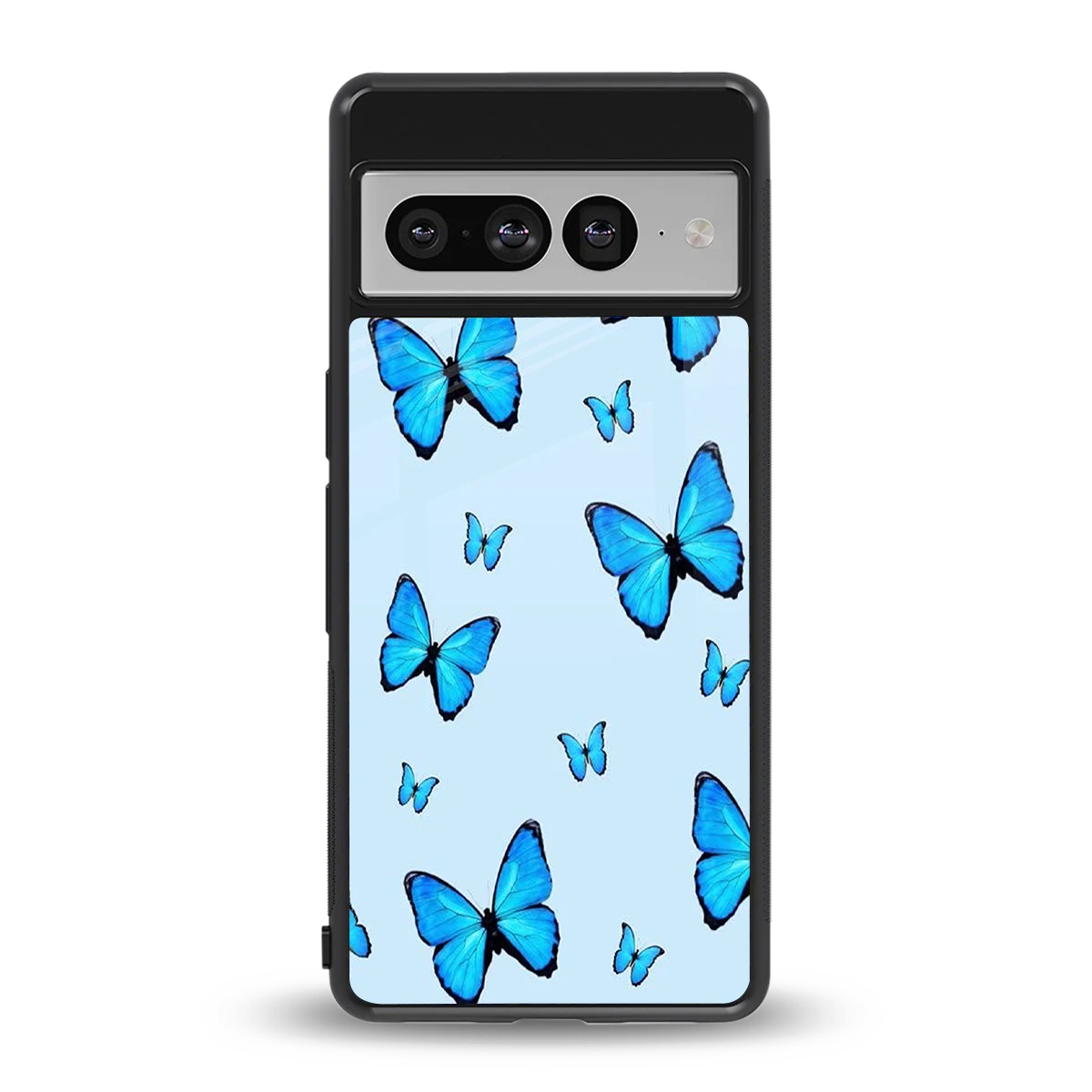 Gimme Butterflies Aesthetic back phone cover | glass case for google pixel 7 pro