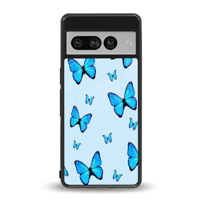 Gimme Butterflies Aesthetic back phone cover | glass case for google pixel 7 pro