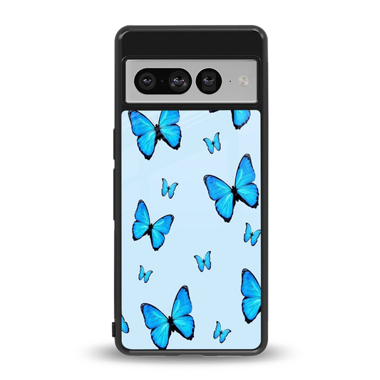 Gimme Butterflies Aesthetic back phone cover | glass case for google pixel 7 pro