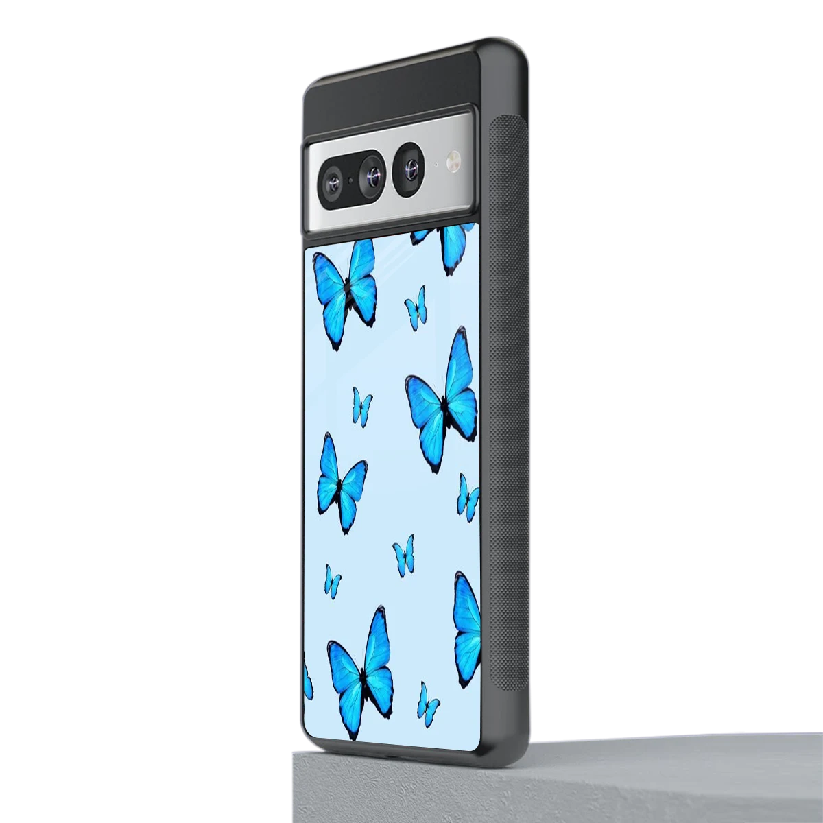 Gimme Butterflies Aesthetic stylish phone case for google pixel 7 pro | glossy glass and slim fit