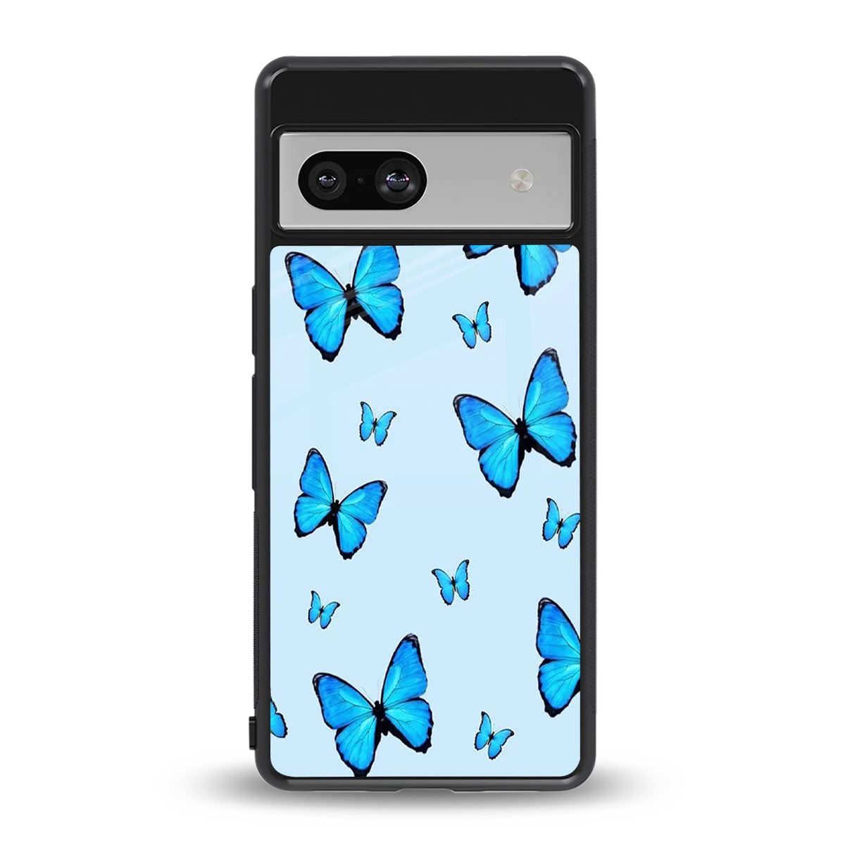 Gimme Butterflies Aesthetic back phone cover | glass case for google pixel 7