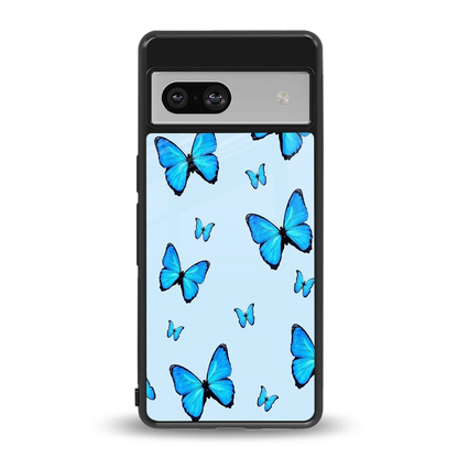 Gimme Butterflies Aesthetic back phone cover | glass case for google pixel 7