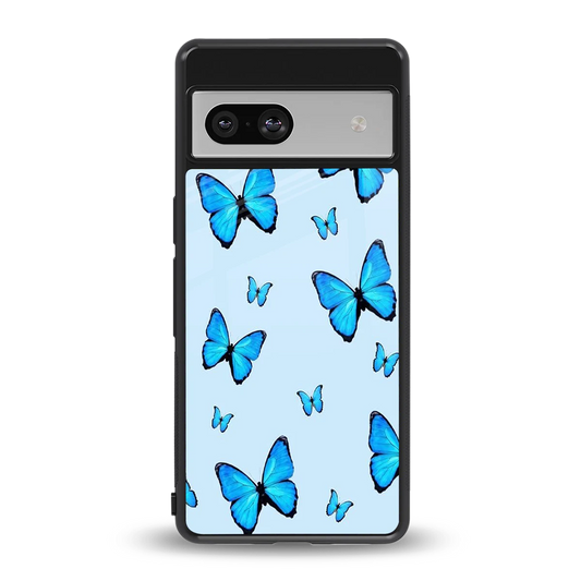 Gimme Butterflies Aesthetic back phone cover | glass case for google pixel 7
