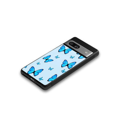 Gimme Butterflies Aesthetic google pixel 7a mobile cover | shockproof glass phone case