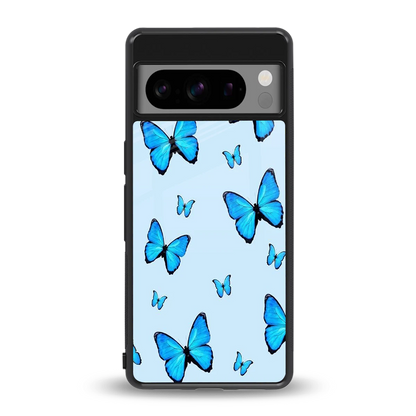 Gimme Butterflies Aesthetic back phone cover | glass case for google pixel 8 pro