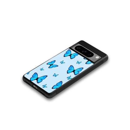 Gimme Butterflies Aesthetic google pixel 8 pro mobile cover | shockproof glass phone case