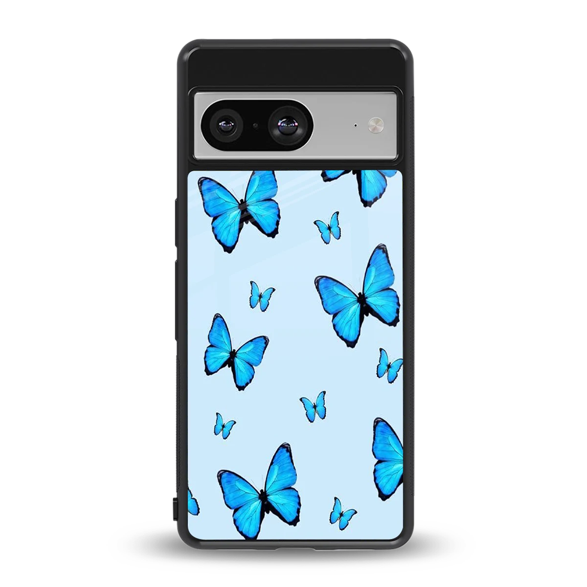 Gimme Butterflies Aesthetic back phone cover | glass case for google pixel 8