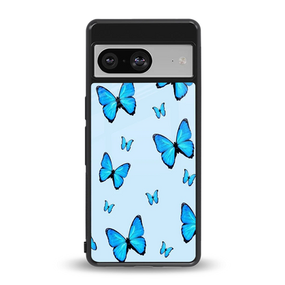Gimme Butterflies Aesthetic back phone cover | glass case for google pixel 8