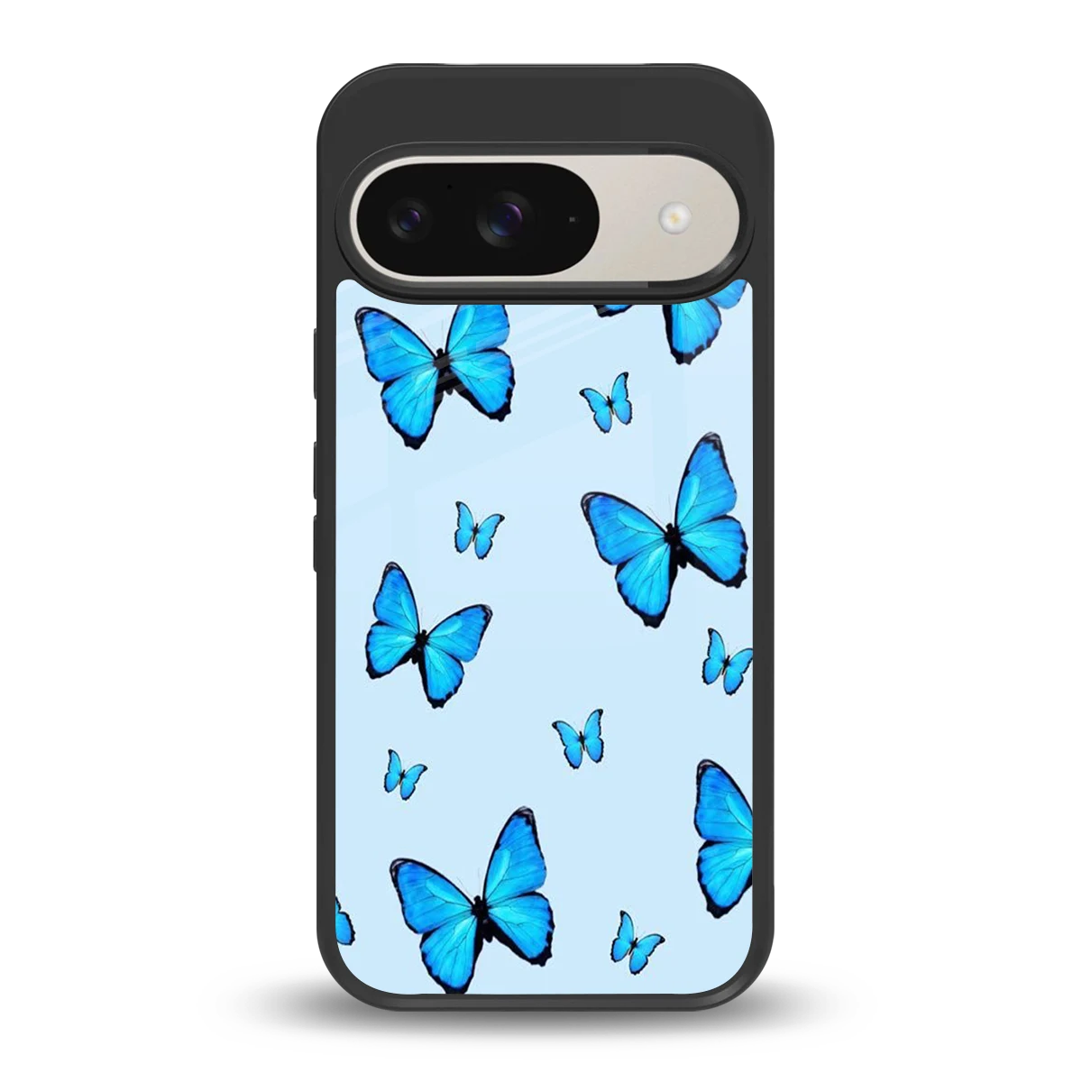 Gimme Butterflies Aesthetic back phone cover | glass case for google pixel 9