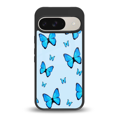 Gimme Butterflies Aesthetic back phone cover | glass case for google pixel 9