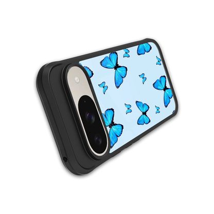 Gimme Butterflies Aesthetic stylish phone case for google pixel 9 | glossy glass and slim fit