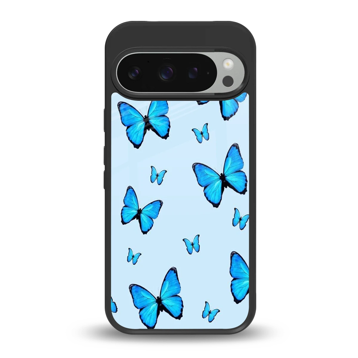 Gimme Butterflies Aesthetic back phone cover | glass case for google pixel 9 pro