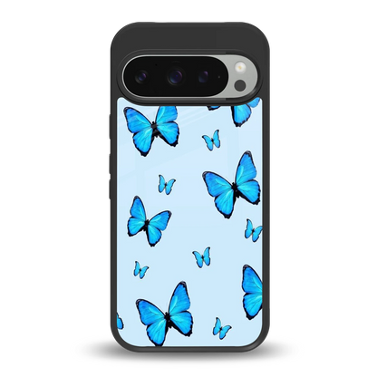 Gimme Butterflies Aesthetic back phone cover | glass case for google pixel 9 pro