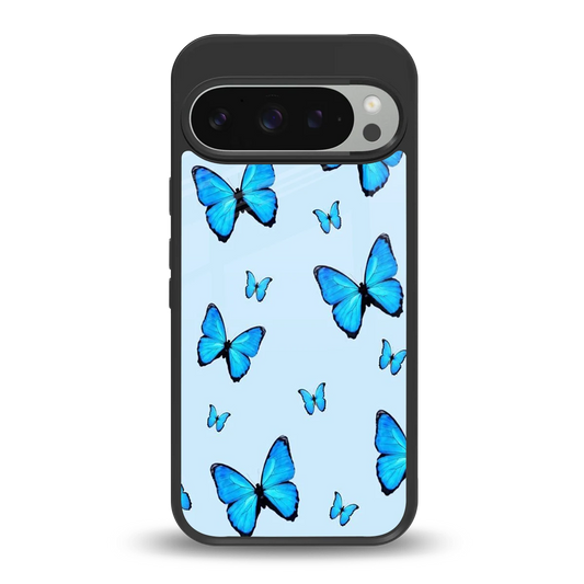 Gimme Butterflies Aesthetic back phone cover | glass case for google pixel 9 pro