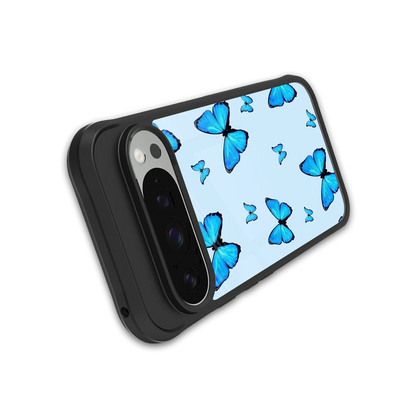 Gimme Butterflies Aesthetic stylish phone case for google pixel 9 pro | glossy glass and slim fit
