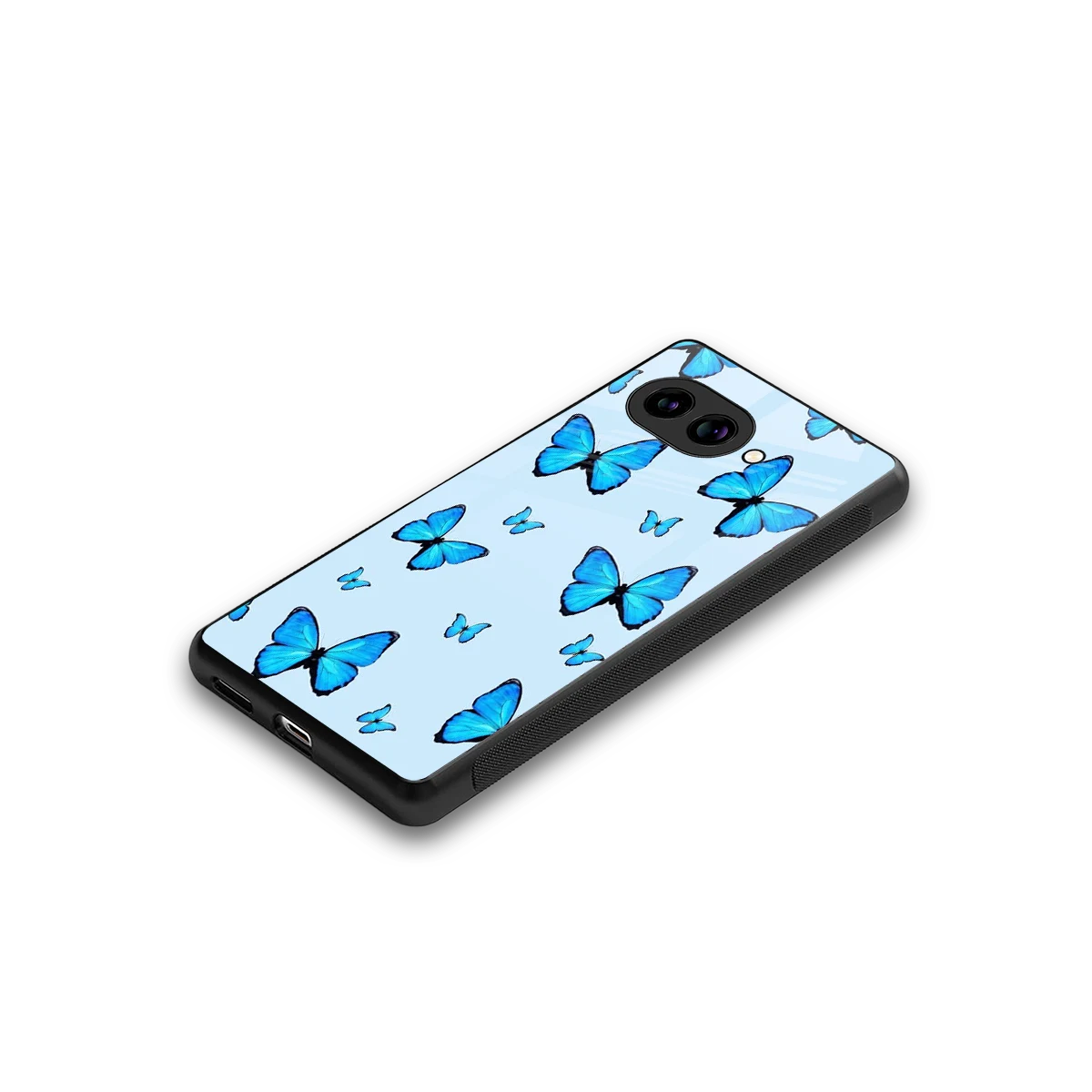 Gimme Butterflies Aesthetic stylish phone case for google pixel 9a | glossy glass and slim fit