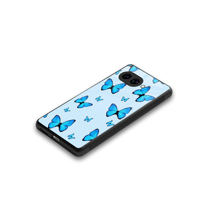 Gimme Butterflies Aesthetic stylish phone case for google pixel 9a | glossy glass and slim fit