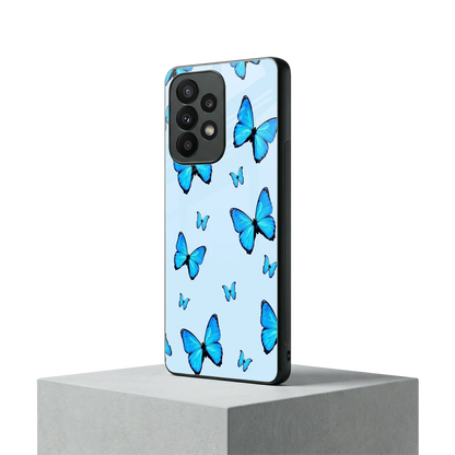 Gimme Butterflies Aesthetic samsung galaxy a23 mobile cover | shockproof glass phone case