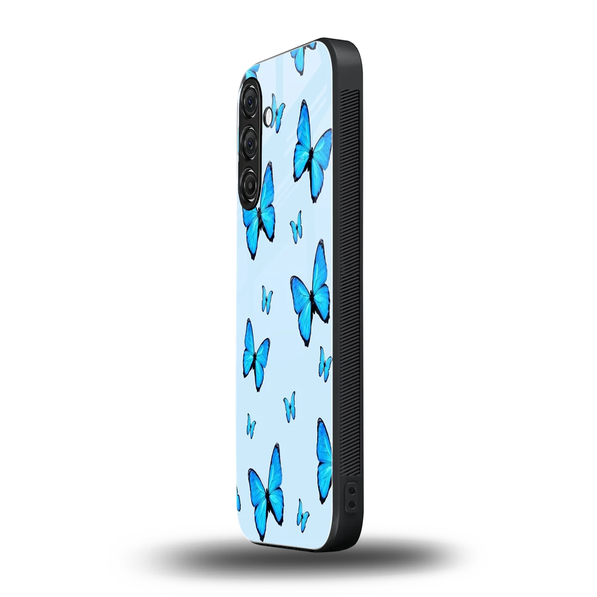 Gimme Butterflies Aesthetic samsung galaxy m35 5g mobile cover | shockproof glass phone case