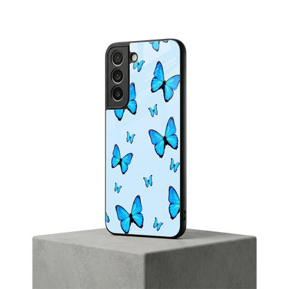 Gimme Butterflies Aesthetic samsung galaxy s22 mobile cover | shockproof glass phone case