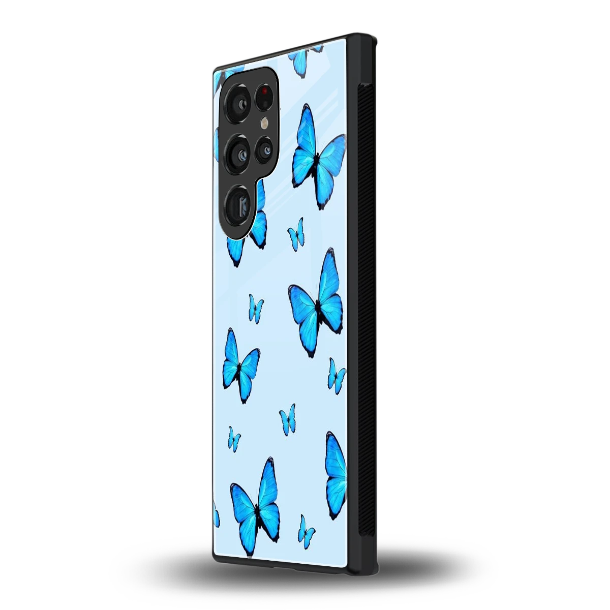 Gimme Butterflies Aesthetic samsung galaxy s24 ultra mobile cover | shockproof glass phone case