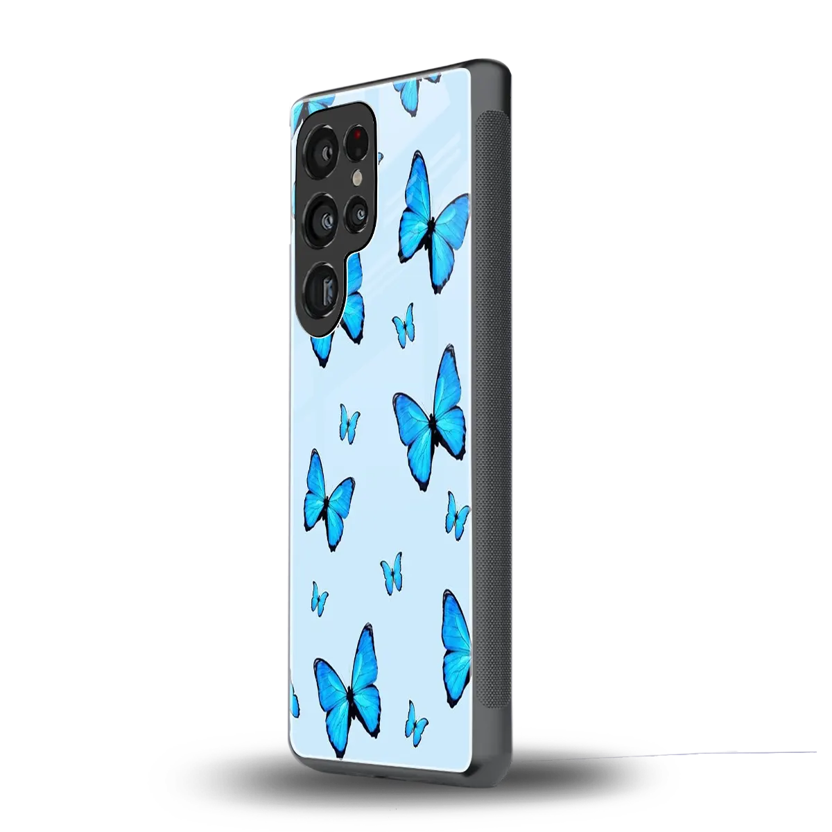 Gimme Butterflies Aesthetic samsung galaxy s25 ultra mobile cover | shockproof glass phone case