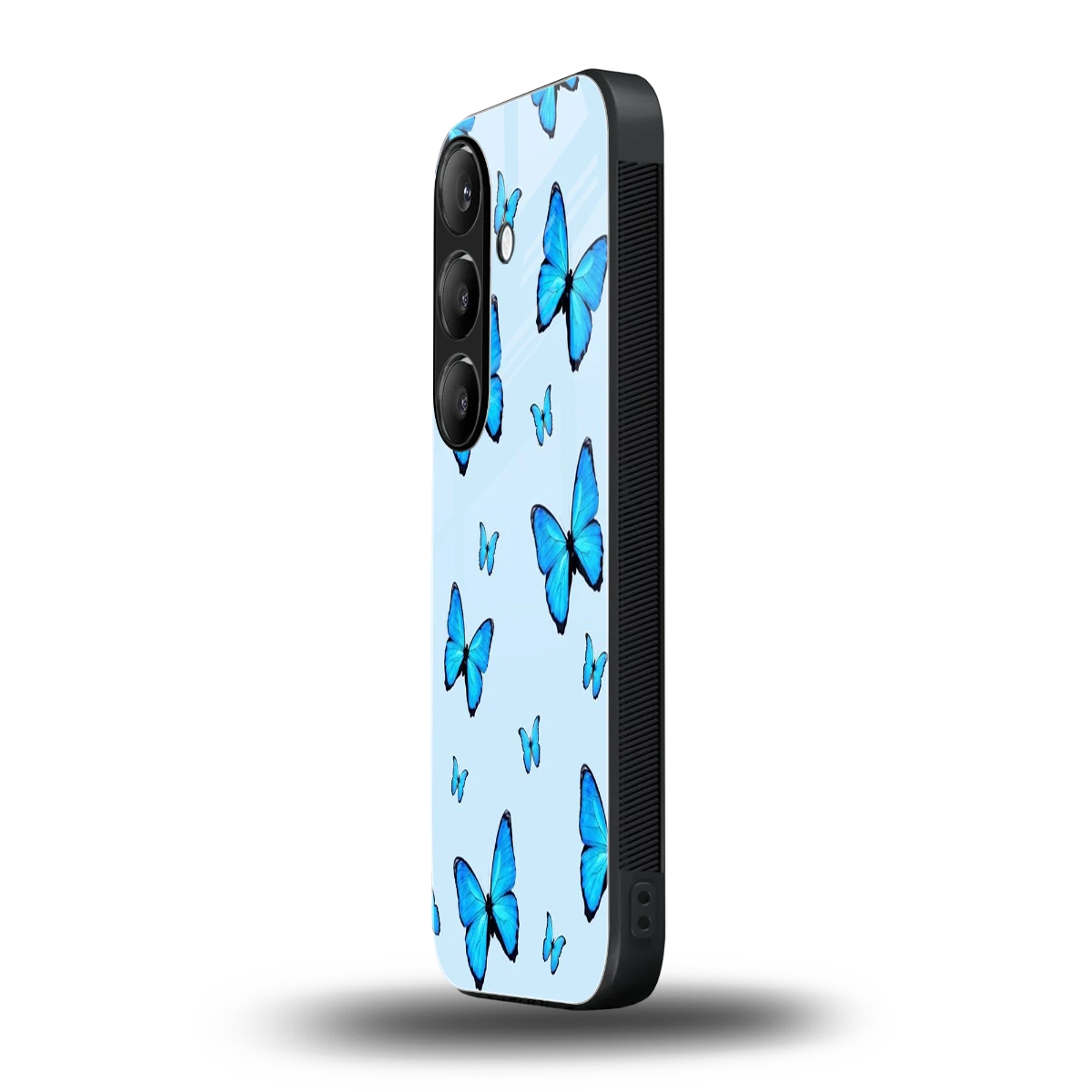 Gimme Butterflies Aesthetic samsung galaxy s24 mobile cover | shockproof glass phone case