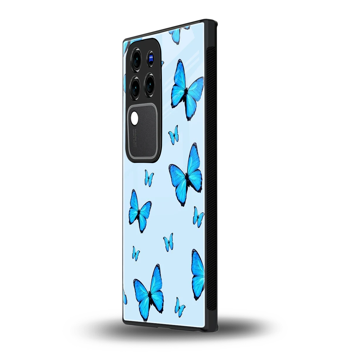 Gimme Butterflies Aestheticvivo v30 pro mobile cover | shockproof glass phone case