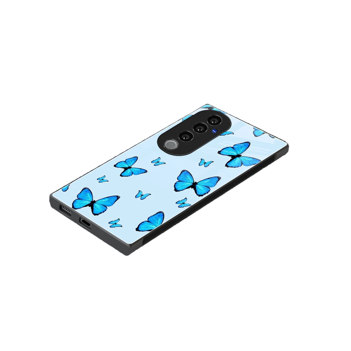 Gimme Butterflies Aesthetic stylish phone case for vivo v40 pro | glossy glass and slim fit
