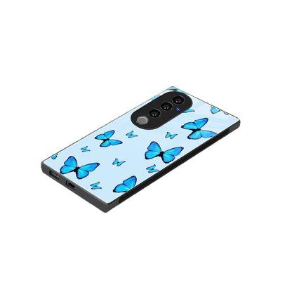 Gimme Butterflies Aesthetic stylish phone case for vivo v40 pro | glossy glass and slim fit