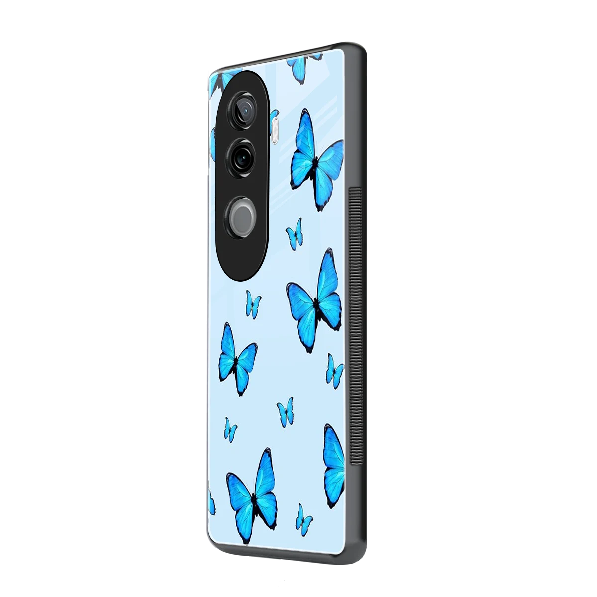Gimme Butterflies Aesthetic vivo v40e mobile cover | shockproof glass phone case