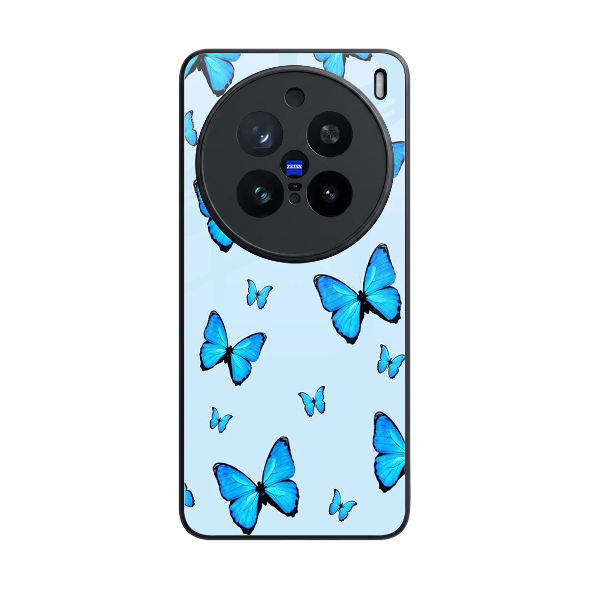 Gimme Butterflies Aesthetic back phone cover | glass case for vivo x200 pro
